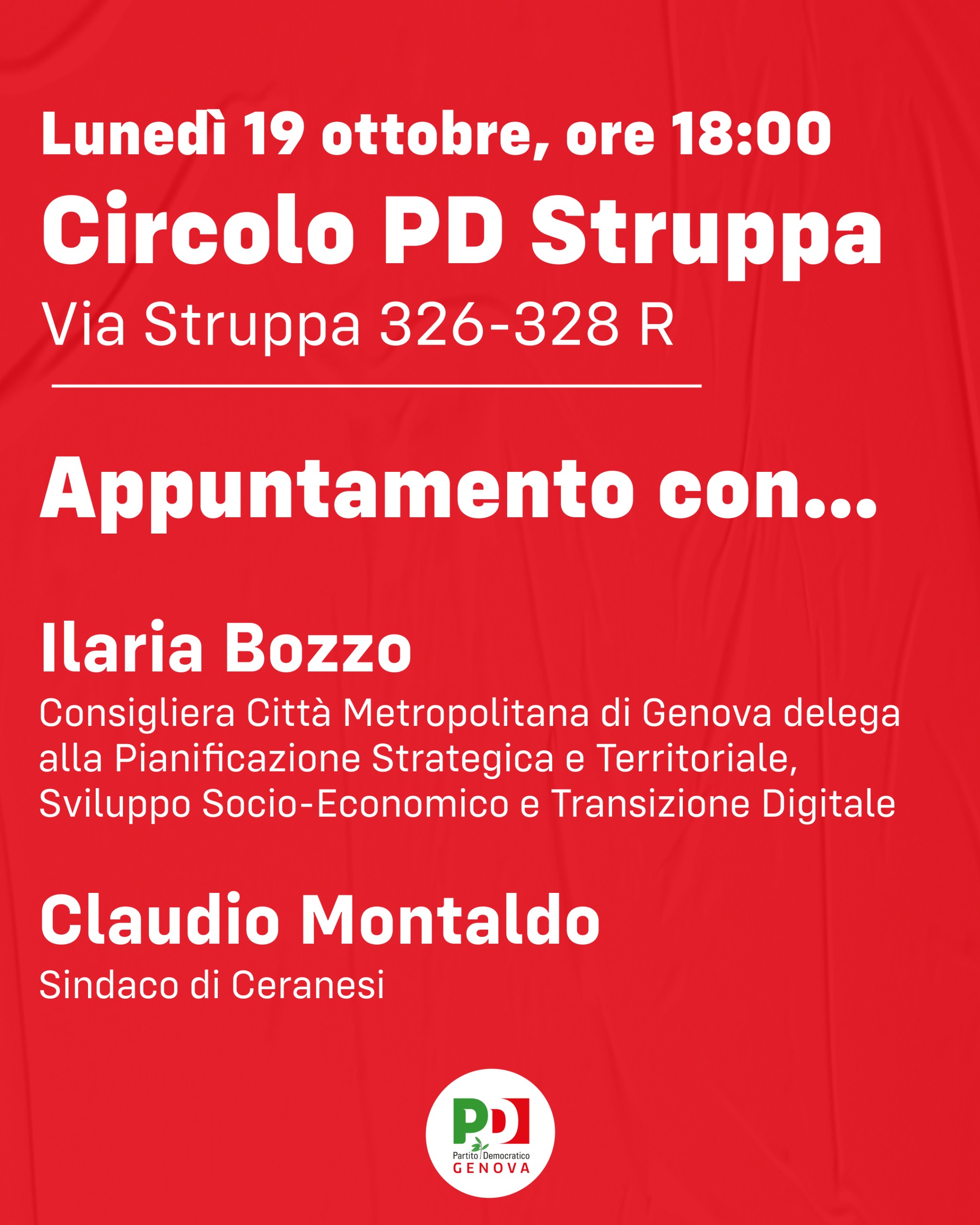 Incontro con Ilaria Bozzo e Claudio Montaldo